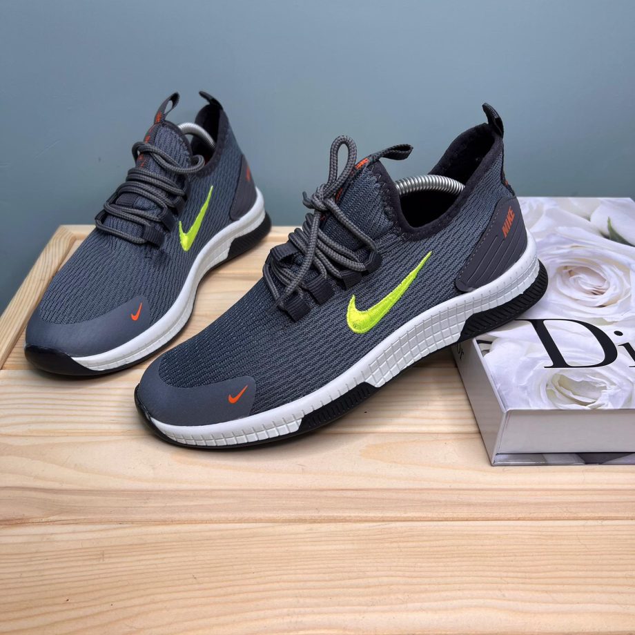Çakma Nike SwiftRun Füme-Yeşil Spor Ayakkabı